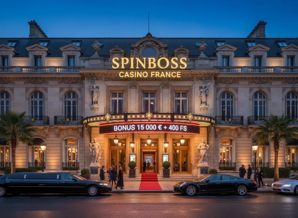 Spinboss Casino France : bonus 15 000 € + 400 FS